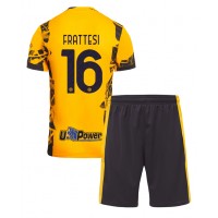 Camisa de time de futebol Inter Milan Davide Frattesi #16 Replicas 3º Equipamento Infantil 2024-25 Manga Curta (+ Calças curtas)